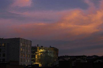 Bogotá sunset