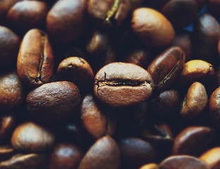 Fragrant coffee beans