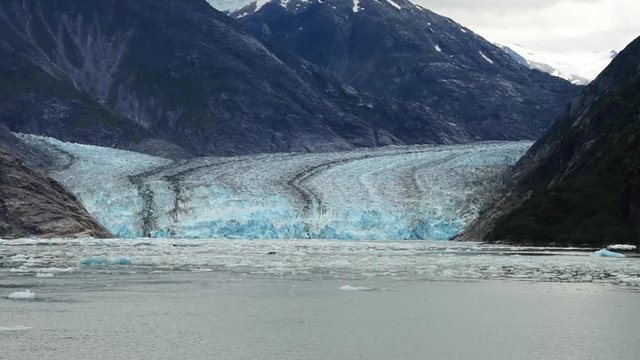 Glacier in Glacier Bay National Park, Alaska