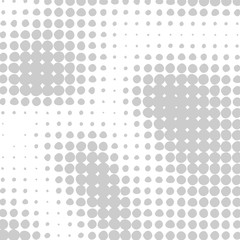 Grunge halftone background. Vector dots texture. Abstract dotted background