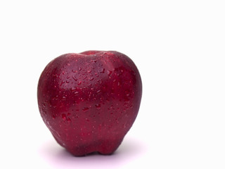 Red apple fruit.