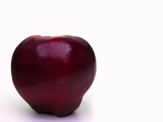 Red apple fruit.