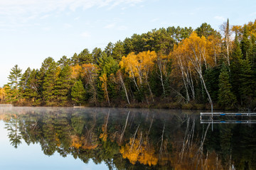 Lakeshore in the fall 