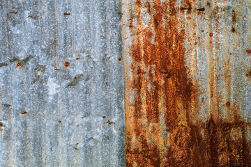 old rust zinc sheet background texture