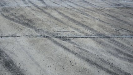 Motor racing track. Turning asphalt road with marking lines at International race track. - Powered by Adobe