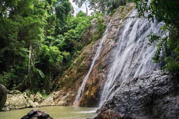 Na Muang Waterfall on Koh Samui, Thailand