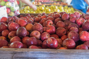 Apple Displays at the Farmers Market