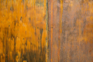old rusty steel wall abstract background for design.