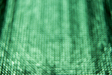 Abstract green colour bokeh for background.