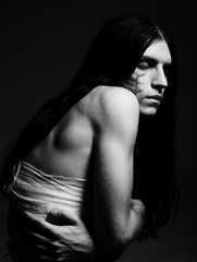 Obraz premium Body-art, young man