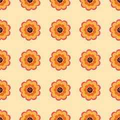 Seamless pattern beautiful