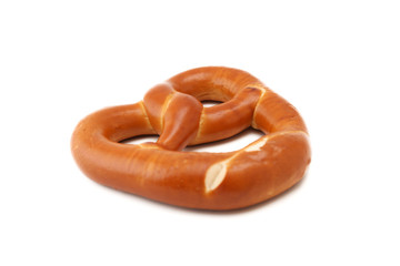 プレッツェル　ドイツのパン 白背景