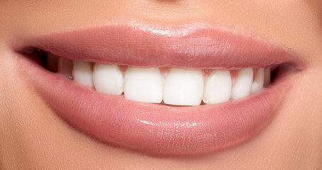 Healthy woman teeth and smile
