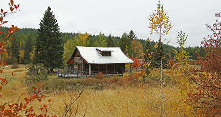 Abbit homestead in the South fork of the Flathead
