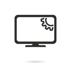 Assistance vector icon.