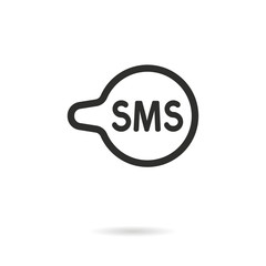 SMS vector icon.