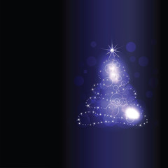 Xmas tree graphics. Merry Christmas and Happy New year!