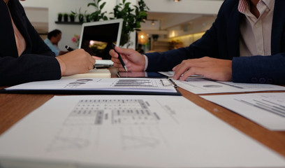 Business People Meeting Design Ideas professional investor working new start up project. Concept. business planning in office.