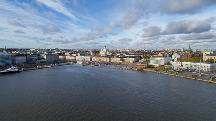 View of Helsinki, aerial view