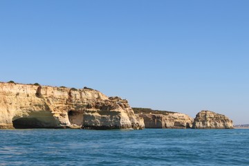 Fototapeta na wymiar Algarve - die Küstenlandschaft von Portugal.