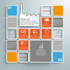 Mosaic Industry Office Infographic