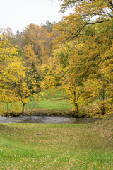Fototapeta premium Autumn view in the park