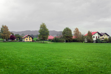 Fototapeta na wymiar Autumn Austrian Landscape