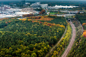 Aerial View of Frankfurt
