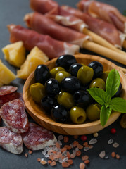 served antipasti