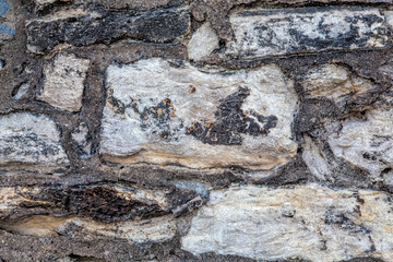 Part of a stone wall, for background or texture