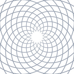 Rotation circular lines pattern.