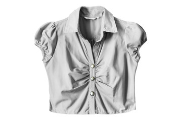 Gray blouse isolated