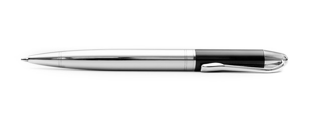 Ball pen isolated on white background