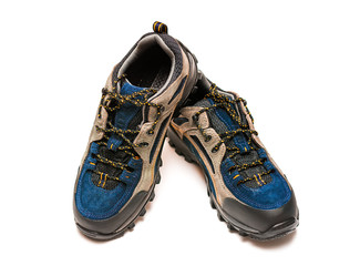 Sneakers on white background