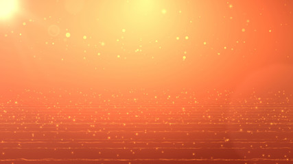 Red background with bokeh effect, Out of focus background. Colorful lights bokeh on red background, blur dust motion graphic, Particle motion, gradient radial effect