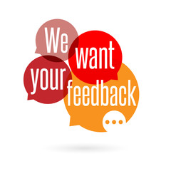 We want your feedback