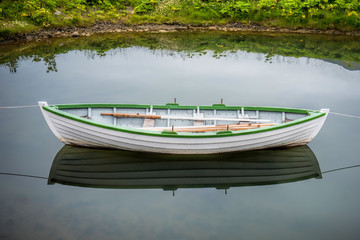 A boat in Herring museum in Siglufjordur