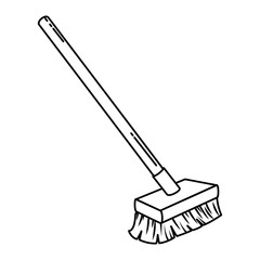 brush clean isolated icon
