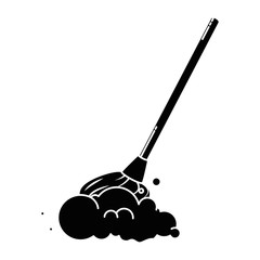 mop clean isolated icon