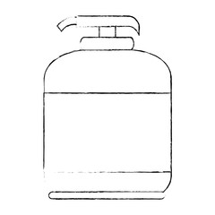 soap bottle isolated icon