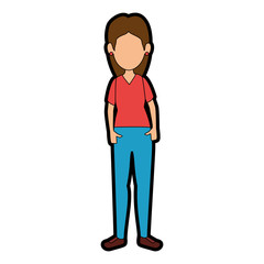 beautiful woman avatar character