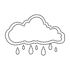 cloud sky rainy icon