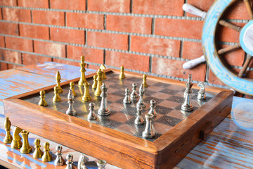A chess game