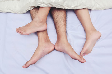 dents a couple feet in bed. love, sex and partners.