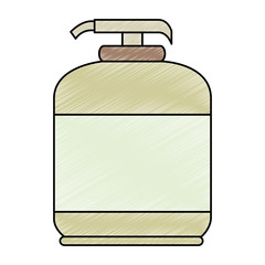 soap bottle isolated icon