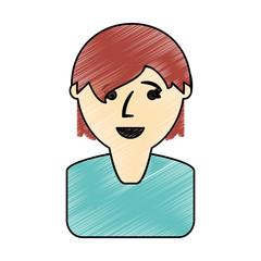 woman  face  vector illustration