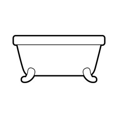 bathtub clean hygiene interior ceramic icon