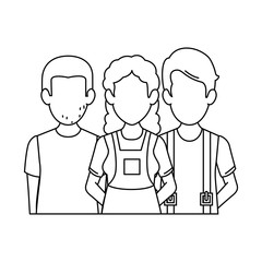 people casual avatars characters