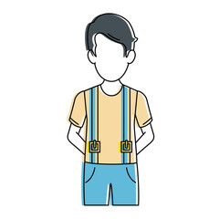 young man avatar character