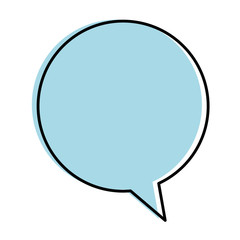 speech bubble isolated icon